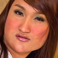 Ethnic shemale Rita cannot hide her bulging boner
