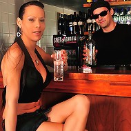 Shemale gets picked up in a bar