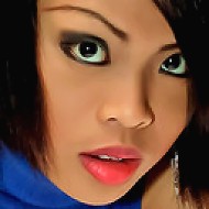 Ladyboy Tunch wanks her tasty long schlong